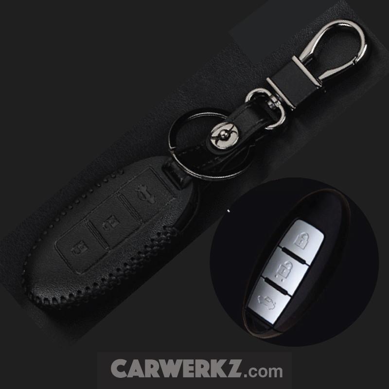 Nissan 3 Buttons Classy Range Quality Leather Key Holder