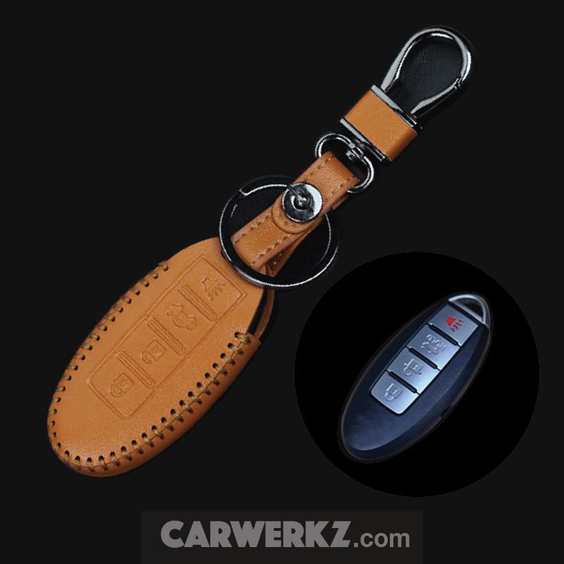 Nissan 4 Buttons Classy Range Quality Leather Key Holder