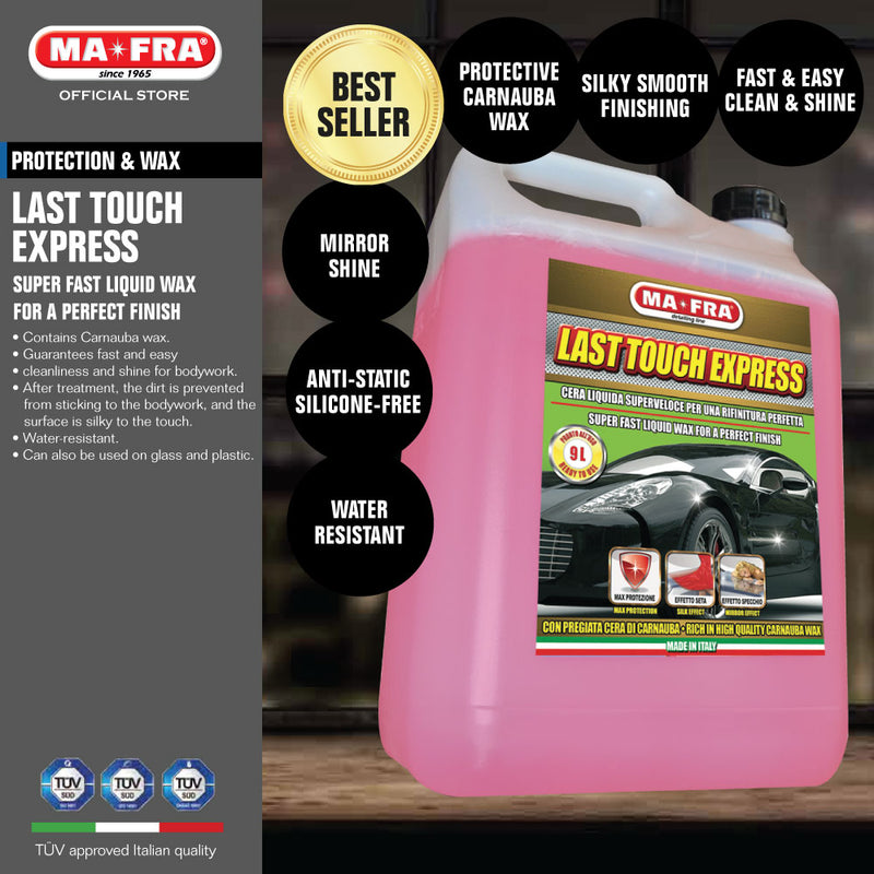 Mafra Last Touch Express 2.0 Liquid Wax 4.5L (Long lasting silicone-free mirror shine effect) - Mafra Official Store Singapore