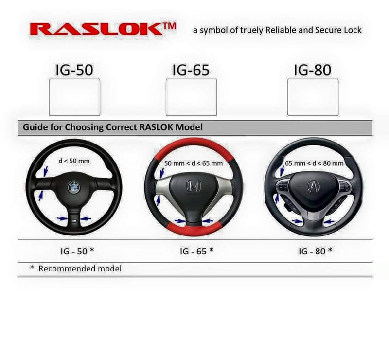 Raslok Car Steering Lock - CarWerkz