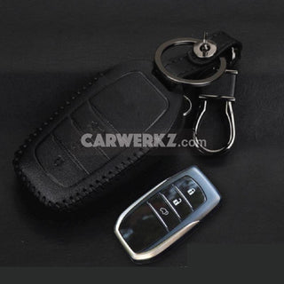 Key Holder for Toyota (Leather - 3 Buttons)